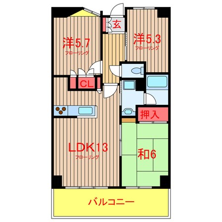 グランドセラーコートの物件間取画像